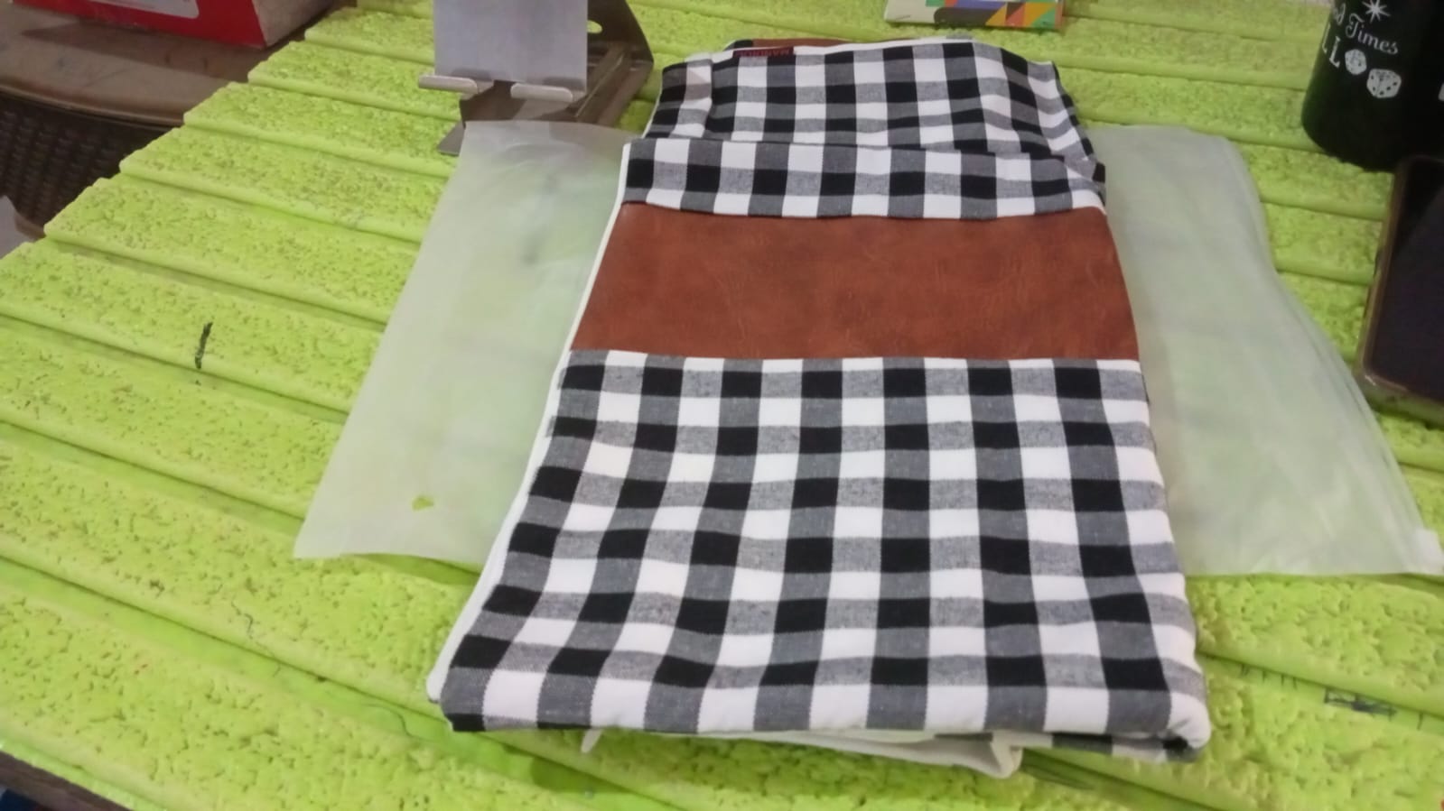 Pillow Covers, Leather & Cotton Cushion Covers (15 × 15 Inch / 1 Pair / 2 Pc) Pillow Covers, Leather & Cotton Cushion Covers (15 × 15 Inch / 1 Pair / 2 Pc)